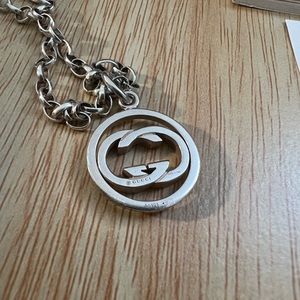 Gucci silver necklace
